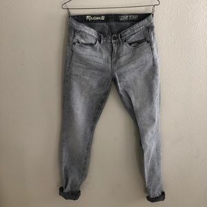 Madewell 8” Mid Rise Skinny Jeans